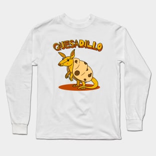 Cheese Pun Armadillo Quesadilla Mashup Long Sleeve T-Shirt